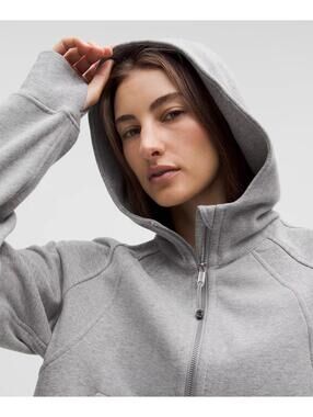 Lululemon Scuba Oversized Half-Zip Hoodie-XL/XXL-Heathered Core Medium Grey